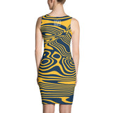 ThatXpression Fashion Fit Designer Rams Themed Swirl Dress
