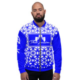 Vibrant color fashionable all over print fitness casual sport jacket