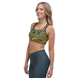 ThatXpression Designer Rams Themed Swirl Sports bra