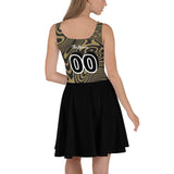 ThatXpression Designer Swirl His & Hers New Orleans Sports Themed Skater Dress