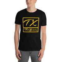 ThatXpression Fashion Fitness TX Yellow Gym Workout Short-Sleeve T-Shirt