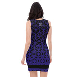 ThatXpression Fashion Fitness Multi Colored Diamond Baltimore Fan Dress