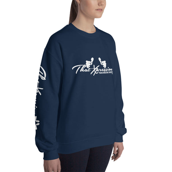 Unisex fashionable colorful sweatshirt perfect to workout in or casual use
