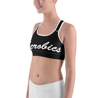Aerobics Sports bra (Black) by ThatXpression - ThatXpression