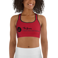 ThatXpression Fashion Cycle Gym Fitness Takeover Red Gym Workout Sports Bra