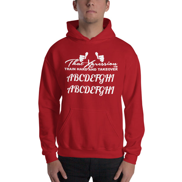 Custom Train Hard And Takeover 2 Sided Gym Workout Hoodie