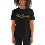 ThatXpression Fashion Fitness Stylish Gold Gym Workout T-Shirt