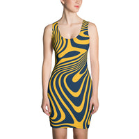 ThatXpression Fashion Fit Designer Rams Themed Swirl Dress