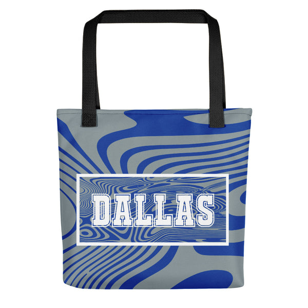 ThatXpression Desinger Swirl Dallas Sports Themed Versatile Use Tote bag