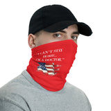ThatXpression Fashion Fitness "I Can't Stay Home I'm A Doctor" Red Face Mask