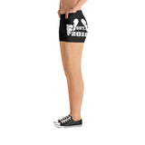 ThatXpression Fashion Fitness Big Fists Train Hard And Takeover Black Gym Workout Shorts