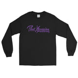 ThatXpression Takeover Active Gym Fitness Purple Logo Unisex Long Sleeve Shirt
