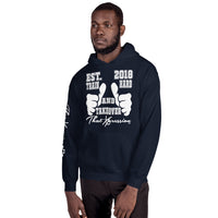 Train Hard And Takeover Ultimate 3 Print Sided Gym Workout Hoodie