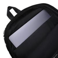 ThatXpression Fashion Fitness "TX" Black and White Gym Backpack