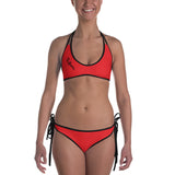ThatXpression Fashion 2 - In - 1 Reversible Red Bikini