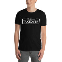 ThatXpression Fashion Fitness Takeover Motivational Gym Workout Short-Sleeve T-Shirt - Black