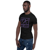 ThatXpression Fashion Fitness TX Purple Gym Workout Short-Sleeve T-Shirt