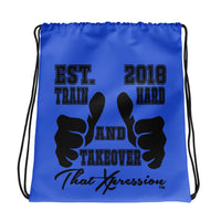 ThatXpression Fashion Fitness Train Hard And Takeover Royal Gym Workout Fitness bag