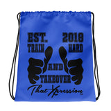 ThatXpression Fashion Fitness Train Hard And Takeover Royal Gym Workout Fitness bag