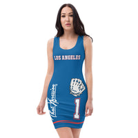 ThatXpression Fashion Baseball Fan Themed Los Angeles Collection Dress