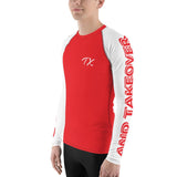 TX Red Activewear Train Hard And Takeover Gym Workout Shirt