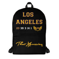ThatXpression's Mamba Jersey Black City Themed Los Angeles Tribute Backpack