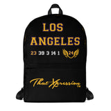 ThatXpression's Mamba Jersey Black City Themed Los Angeles Tribute Backpack