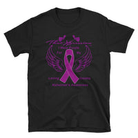 Support Alzheimer Awareness Grandma Edition Unisex Black/White T-Shirt - ThatXpression