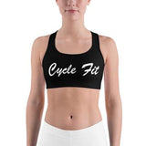 Women's Black White Gym Training Cycle Fit Capri by ThatXpression - ThatXpression