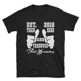 Big Fist Train Hard And Takeover TM Gym Workout Unisex T-Shirt