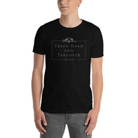 Train Hard And Takeover Box Collection Grey Gym Workout Short-Sleeve Unisex T-Shirt