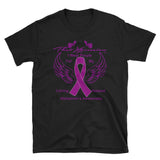 Support Alzheimer Awareness Husband Edition Unisex White/Black T-Shirt - ThatXpression