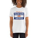 ThatXpression Train Hard Auburn Motivational Gym Workout Short-Sleeve T-Shirt