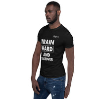 ThatXpression Fashion Fitness Train Hard Motivational Gym Workout Short-Sleeve T-Shirt