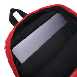 ThatXpression Fashion Fitness "TX" Red and White Gym Backpack