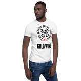 ThatXpression Fashion Fitness Unisex Two Wheels Move The Soul Inspired Gold Wing
