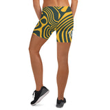 ThatXpression Fashion Fitness Designer Packers Themed Green and Gold Shorts