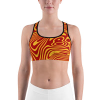 ThatXpression Fashion Fit Designer San Francisco Themed Sports bra