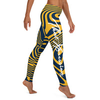 ThatXpression Fashion Designer Los Angeles Theme Swirl Leggings