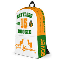 FAMU Leflore Rattlers Color Schemed Boogie Inspired Laptop Gym Backpack by ThatXpression