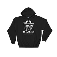 Train Hard & Takeover Runners Fitness Gym Theme Unisex Hoodie