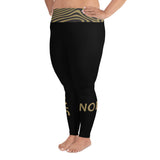 ThatXpression Designer New Orleans NOLA Sports Themed Plus Size Leggings