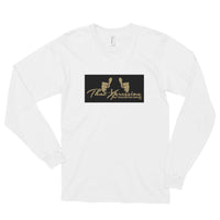 Unisex Train Hard And Takeover Long Sleeve Black/Gold Logo T-Shirt by ThatXpression - ThatXpression