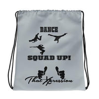 Urban Hip Hop Black Grey Dance Fitness Squad Up! Backpack by ThatXpression - ThatXpression