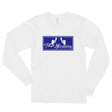 Unisex Train Hard And Takeover Long Sleeve Blue Logo T-Shirt by ThatXpression - ThatXpression