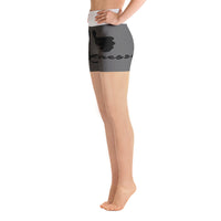 Yoga Shorts Grey/Black by ThatXpression - ThatXpression