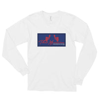 Sporty Long Sleeve New York Giants Color Scheme Logo T-Shirt by ThatXpression