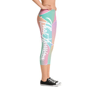 Women's Gym Fit or Casual Capri Leggings perfect for yoga cross fit and more