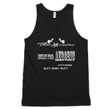 Navy Black Built for Aerobic Gym Fitness Unisex Tank Top by ThatXpression - ThatXpression