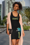 ThatXpression Home Team Jaguars Jersey Themed Dress